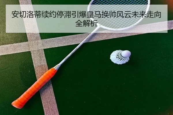 安切洛蒂续约停滞引爆皇马换帅风云未来走向全解析